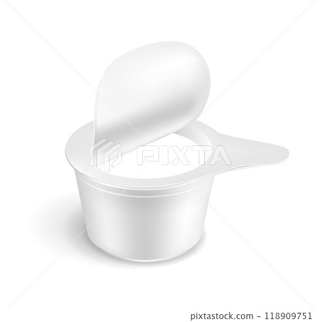 Single serve cup for dairy creamer Single serve cup for dairy creamer 118909751