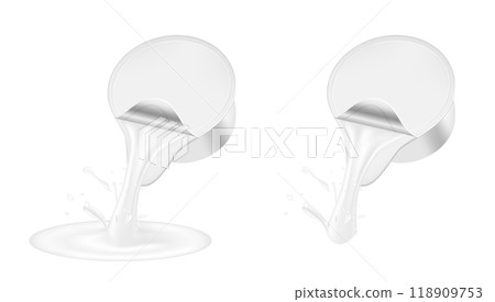 Single serve cup for dairy creamer 118909753