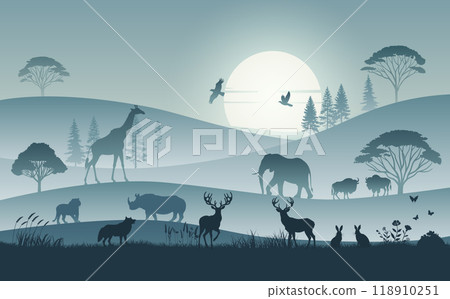 World Wildlife and animals day. 118910251