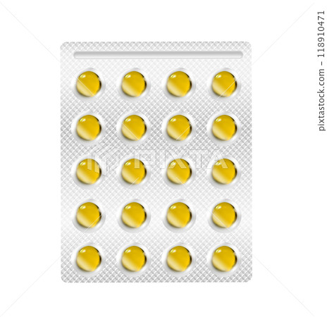 Yellow vector pills Yellow vector pills 118910471