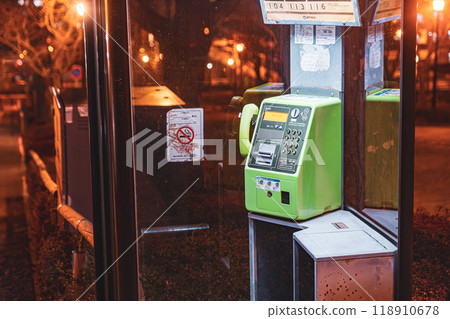 【#夜景】夜間公用電話 【#夜景】夜間公用電話 118910678