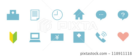 醫院圖示集圖 醫院圖示集圖 118911118