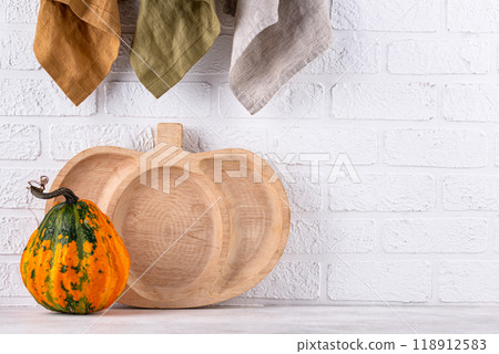 Kitchen counter top with cutting board Kitchen counter top with cutting board 118912583