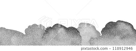 A wave of black dots with a sandy texture. An abstract, grainy background featuring a noisy gradient pattern. A wave of black dots with a sandy texture. An abstract, grainy background featuring a noisy gradient pattern. 118912946