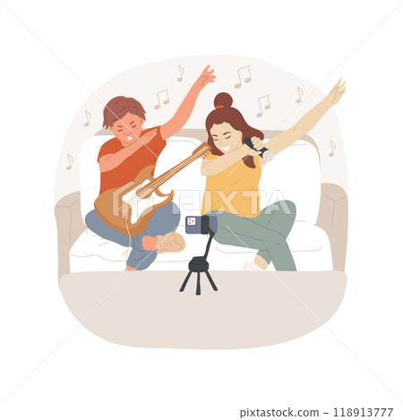 Contest isolated cartoon vector illustration. 118913777