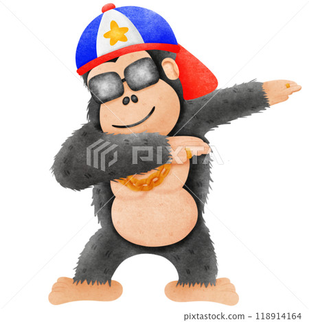 Golila Dapping wears a hip-hop hat. 118914164