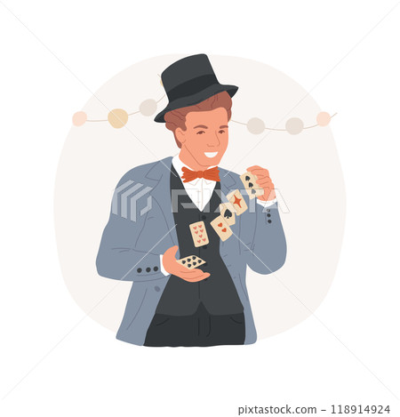 Magic isolated cartoon vector illustration. Magic isolated cartoon vector illustration. 118914924