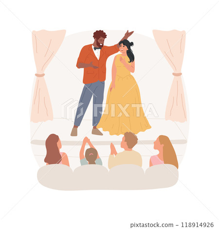 Drama isolated cartoon vector illustration. 118914926