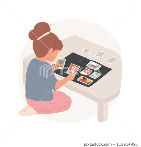 Cards isolated cartoon vector illustration. 118914956