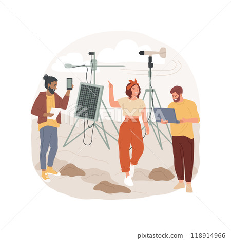Meteorology isolated cartoon vector illustration. 118914966
