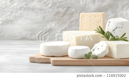 Cheese products, food design and background Cheese products, food design and background 118915002