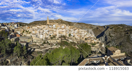 One of the most beautiful ancient villages of Spain - scenic Bocairent , Valencia provice One of the most beautiful ancient villages of Spain - scenic Bocairent , Valencia provice 118915083