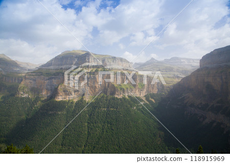 Ordesa Monte Perdido National Park, view. Pyrenees, Spain 118915969