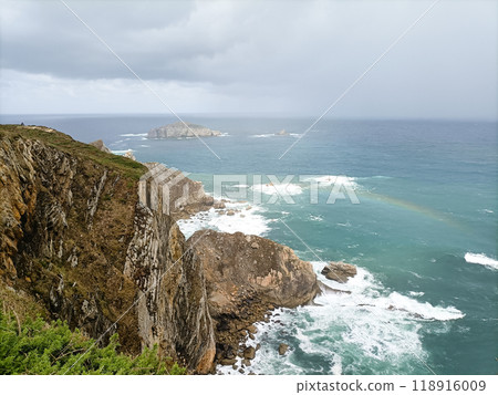 Cliffs of cape Penas landscape, Asturias, Spain Cliffs of cape Penas landscape, Asturias, Spain 118916009