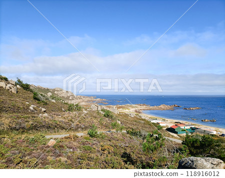 Lobeiras beach landscape, Camelle, Galicia, Spain Lobeiras beach landscape, Camelle, Galicia, Spain 118916012