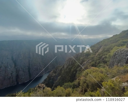 Ribeira Sacra landscape, Galicia, Spain panorama Ribeira Sacra landscape, Galicia, Spain panorama 118916027