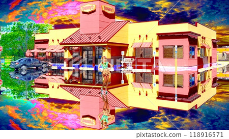 A mirror-reflected landscape of another dimension A mirror-reflected landscape of another dimension 118916571