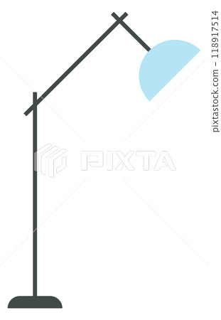 Floor lamp color icon. Room light decor Floor lamp color icon. Room light decor 118917514