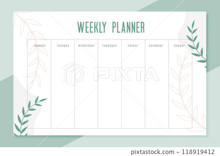 weekly planner todo list organizer template design weekly planner todo list organizer template design 118919412