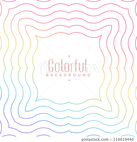 stylish line style vivid colorful background 118919440