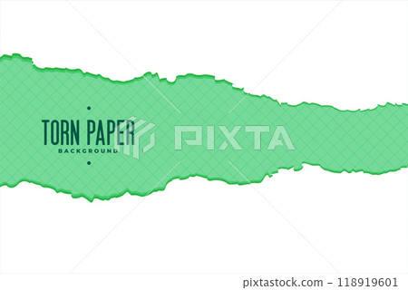 green torn ripped paper sheet background 118919601