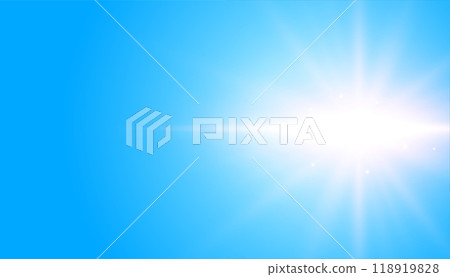Blue background with glowing flare effect design vector Blue background with glowing flare effect design vector 118919828