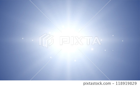 Glowing light effect design on blue background vector Glowing light effect design on blue background vector 118919829
