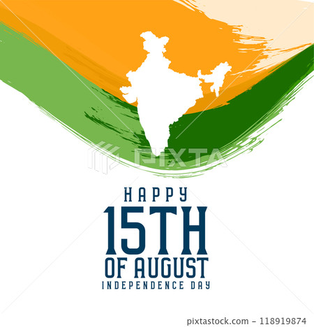 stylish independence day background with map of india stylish independence day background with map of india 118919874