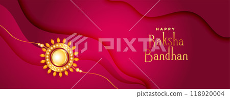 premium raksha bandhan festival background with rakhi design 118920004