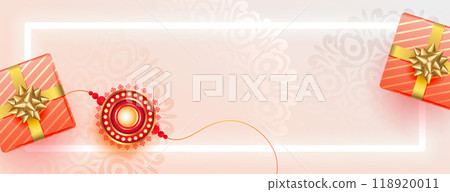 beautiful hindu traditional raksha bandhan banner with text space beautiful hindu traditional raksha bandhan banner with text space 118920011