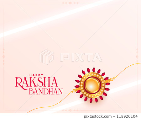 happy raksha bandhan celebration banner with rakhi in minimal style happy raksha bandhan celebration banner with rakhi in minimal style 118920104
