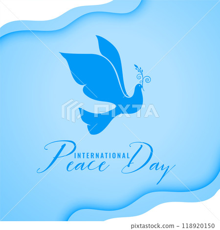 happy 21th september background with flying pigeon and olive design vector illustration happy 21th september background with flying pigeon and olive design vector illustration 118920150