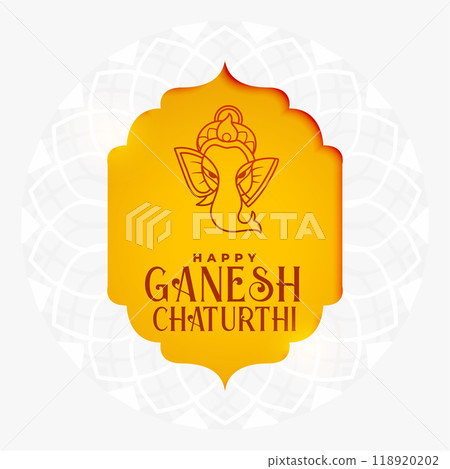 hindu traditional ganesh chaturthi celebration background hindu traditional ganesh chaturthi celebration background 118920202