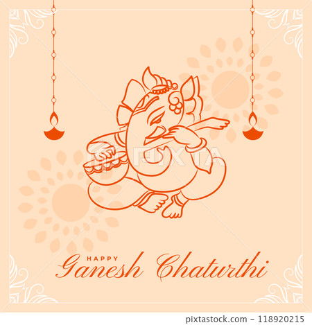 beautiful lord ganesha design for ganesh chaturthi festival beautiful lord ganesha design for ganesh chaturthi festival 118920215