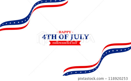 happy 4th of july independence day with wave style american flag happy 4th of july independence day with wave style american flag 118920253