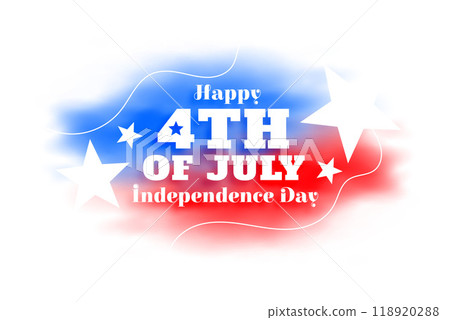 happy 4th of july independence day flag design 118920288
