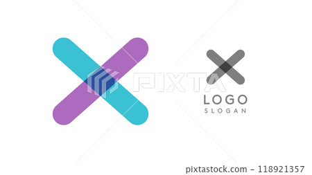 Soft rounded trendy logo, geometric colorful letter A with a modern tech feel, playful monogram design for corporate identity, creative branding, logotype template. Vector logotype Soft rounded trendy logo, geometric colorful letter A with a modern tech feel, playful monogram design for corporate identity, creative branding, logotype template. Vector logotype 118921357