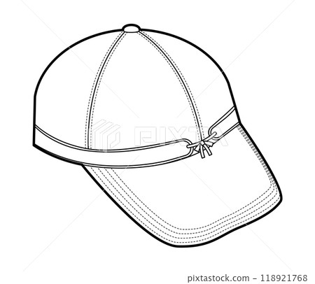Stormy Kromer Cap Hat. Summer Head Fashion accessory clothing technical illustration. Vector headgear for Men, women Stormy Kromer Cap Hat. Summer Head Fashion accessory clothing technical illustration. Vector headgear for Men, women 118921768