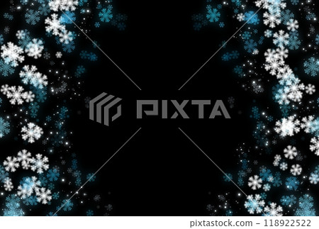 Light blue snowflake 118922522