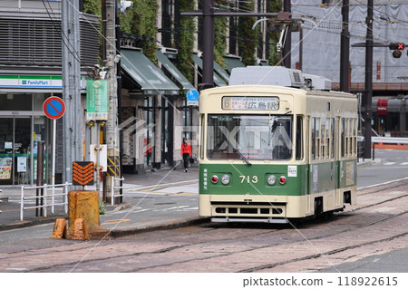 廣島電鐵電車66 700型713號猿橋町停產區間 廣島電鐵電車66 700型713號猿橋町停產區間 118922615