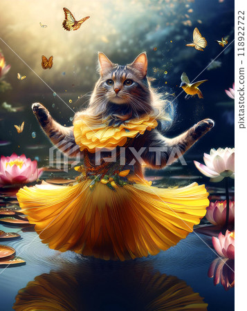 貓玩花 貓玩花 118922722