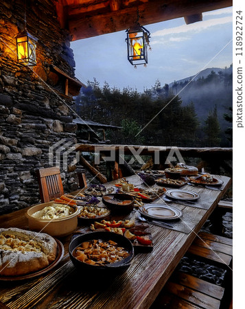 山裡的披薩 118922724