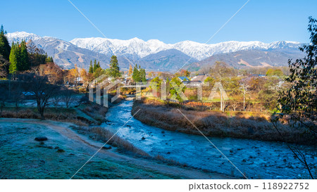 秋天的白馬村:大出公園 秋天的白馬村:大出公園 118922752
