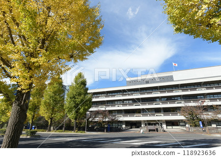National Diet Library, Nagatacho, Chiyoda-ku, Tokyo, Autumn 118923636