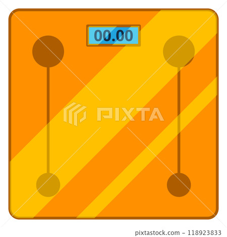 Floor scales. Fitness body weight measurement device 118923833