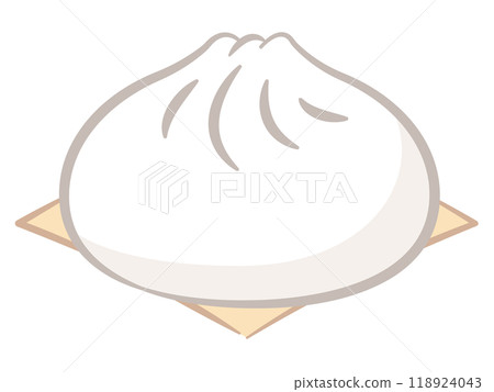 肉包子和豬肉包子插畫 肉包子和豬肉包子插畫 118924043