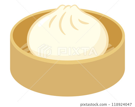 肉包子和豬肉包子插畫 肉包子和豬肉包子插畫 118924047