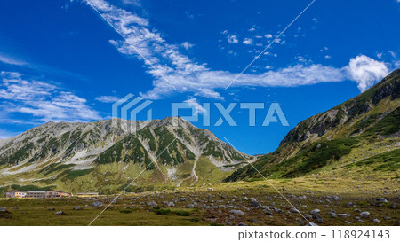 晴空和山脈，富山縣室堂市立山 118924143