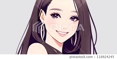 婦女和女孩插畫素材 婦女和女孩插畫素材 118924245