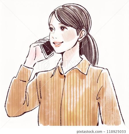 婦女和女孩插畫素材 婦女和女孩插畫素材 118925033